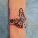 3-D Schmetterling tattoo