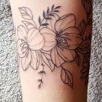 zarte Tattoo blüten von Marielle-Art